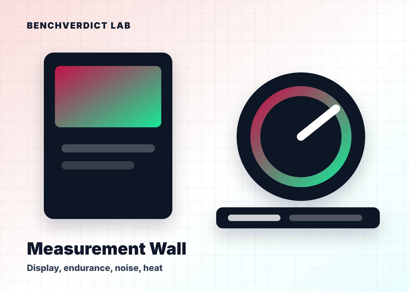 Measurement Wall BenchVerdict lab visual