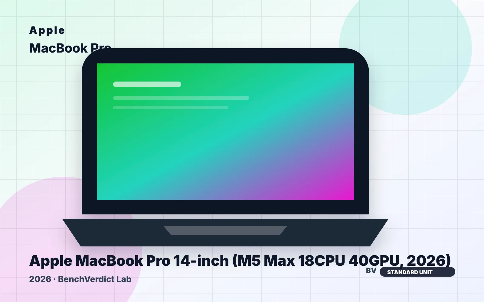 Apple Apple MacBook Pro 14-inch (M5 Max 18CPU 40GPU, 2026)