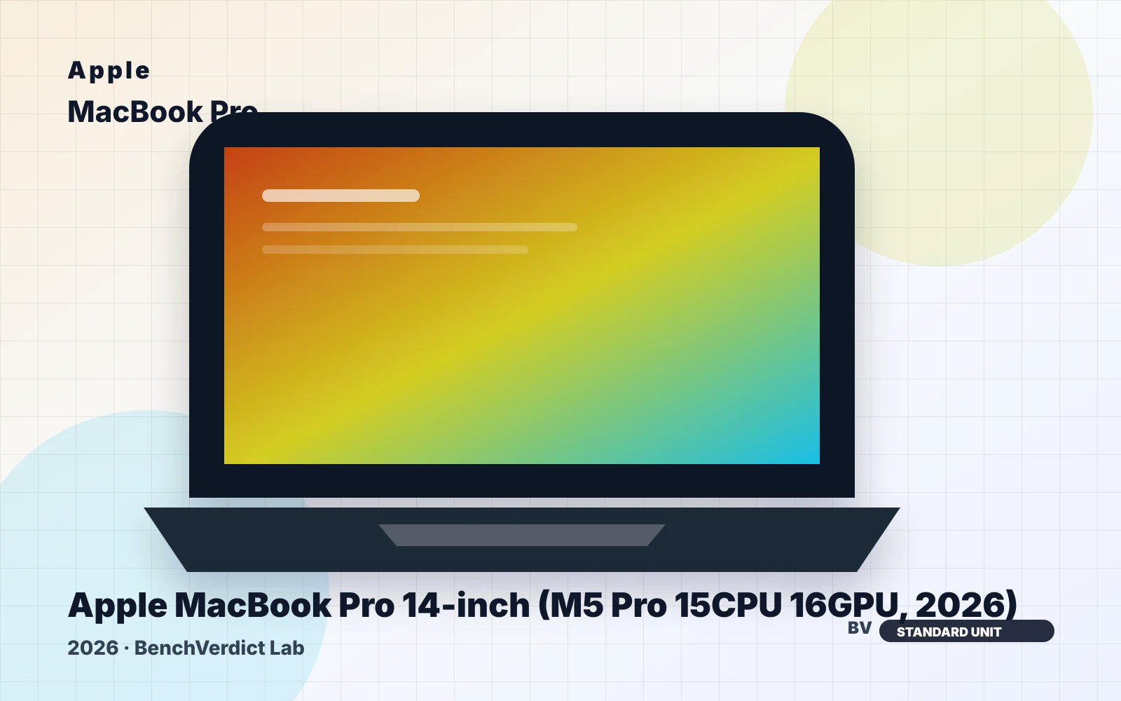 Apple Apple MacBook Pro 14-inch (M5 Pro 15CPU 16GPU, 2026)