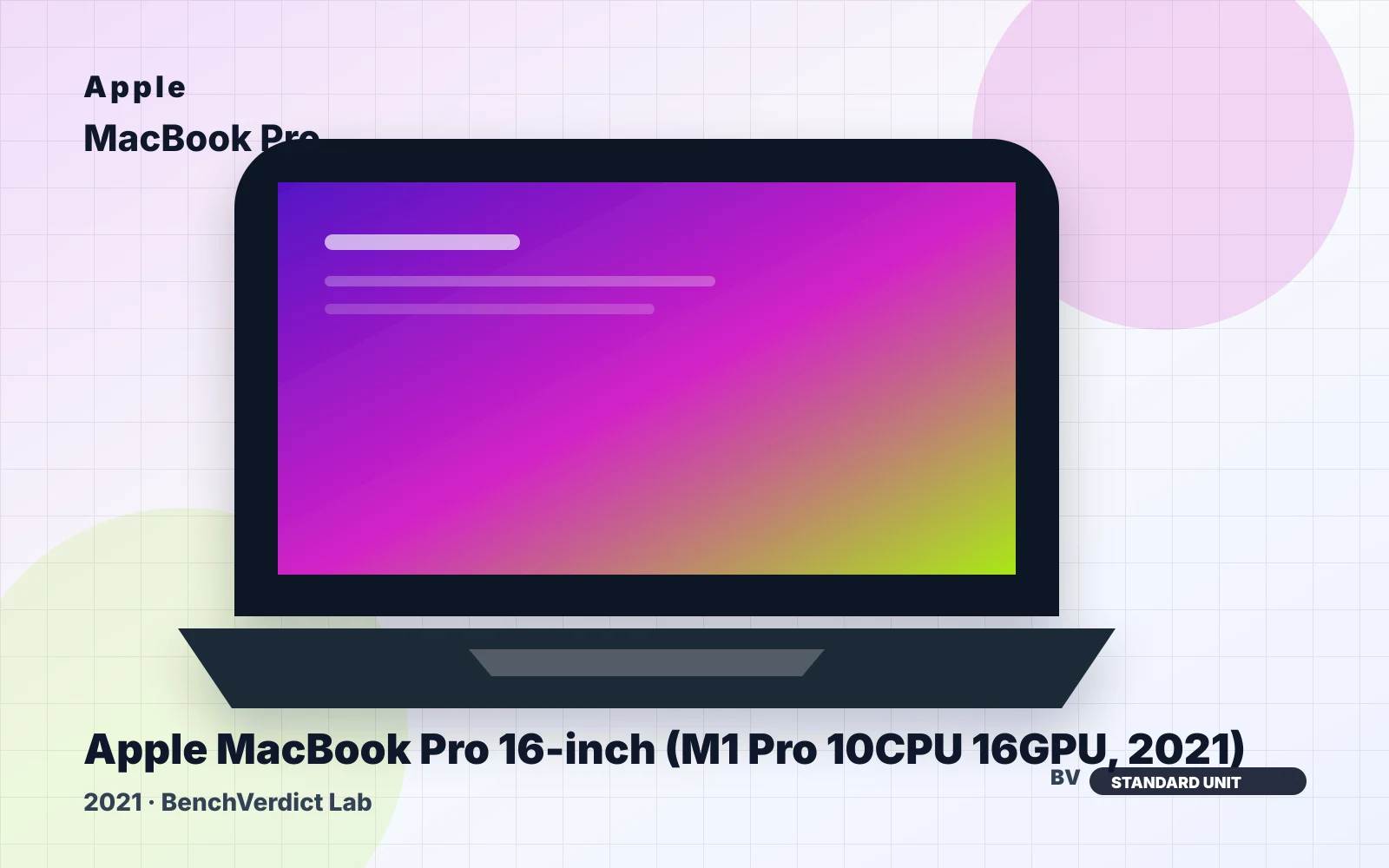 Apple Apple MacBook Pro 16-inch (M1 Pro 10CPU 16GPU, 2021)