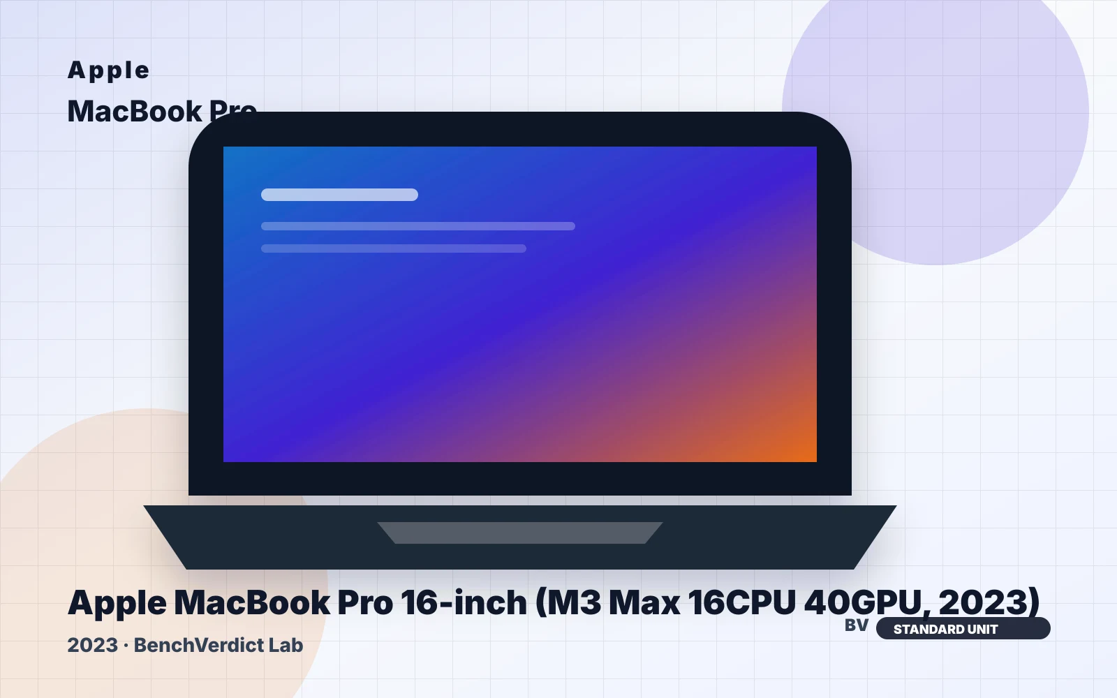Apple Apple MacBook Pro 16-inch (M3 Max 16CPU 40GPU, 2023)